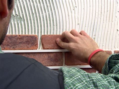 How To Install Brick Veneer On A Wall How Tos Diy