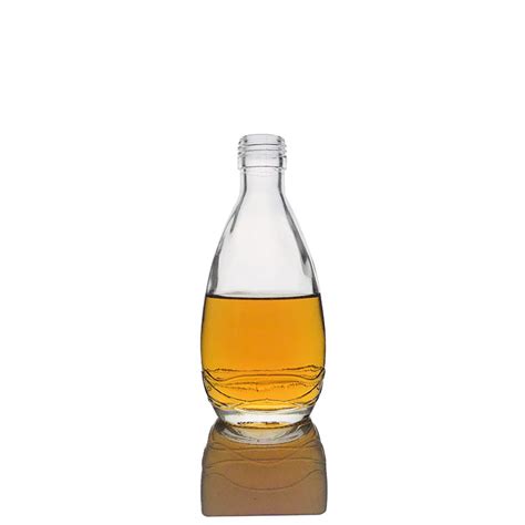 250ml Designed Glass Liquor Bottle for Sale, High Quality Designed ...
