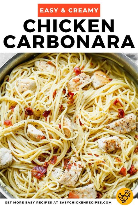 Chicken Carbonara Recipe Easy Chicken Recipes