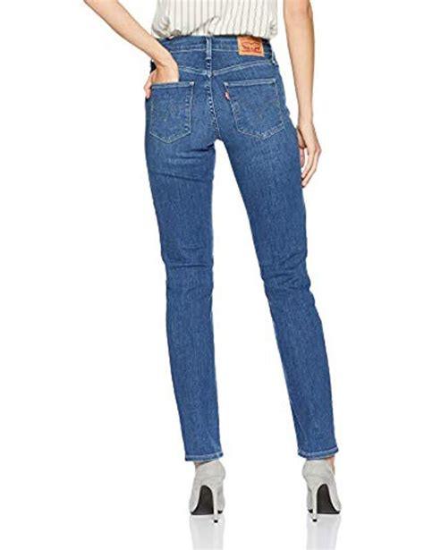 Lyst Levi S Classic Mid Rise Skinny Jeans In Blue Save
