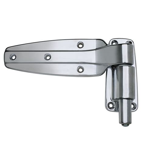 Kason® 1248 Spring Assisted Hinge Polished Chrome Flush Mount