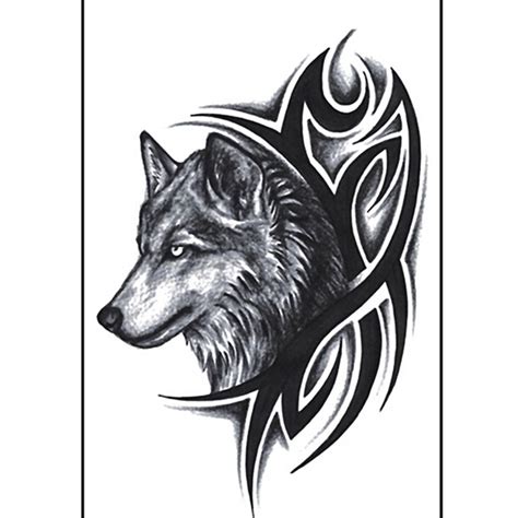 Popular Wolf Temporary Tattoos Buy Cheap Wolf Temporary Tattoos Lots