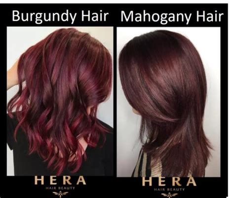 Major Differences Between Mahogany And Burgundy Hair Colour Hera Hair