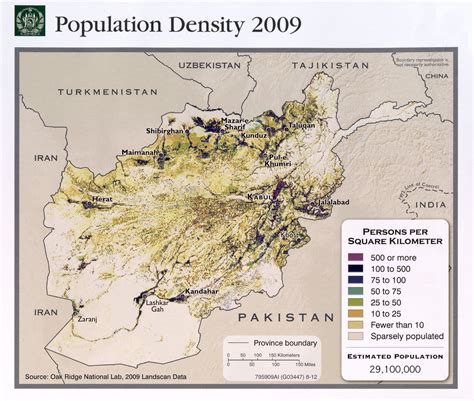 In 1979 the total population was reported to be about 15.5 million. Afghanistan population density 2009 : MapPorn