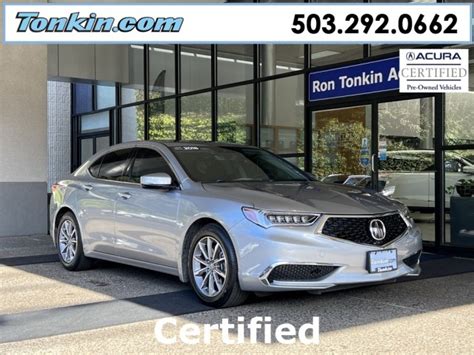 Certified Pre Owned 2018 Acura Tlx 24 8 Dct P Aws 4d Sedan In Portland