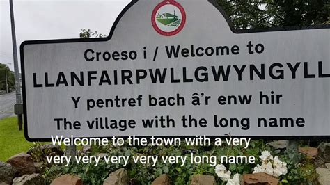 The Longest Towns Name In Uk Is In Wales