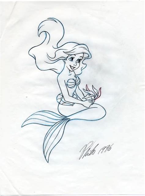 more artwork from the same artist this is also a popular coloring page little mermaid drawings