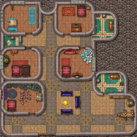 magical university dorms for strixhaven battlemaps fantasy map dungeon maps university dorms