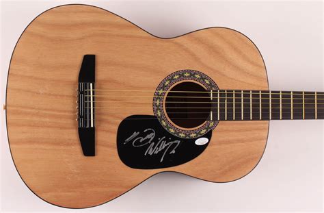 Hank Williams Jr Signed 38 Acoustic Guitar Jsa Hologram Pristine