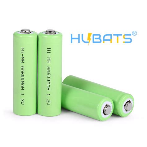 Ni Mh Aa 600mah 12v Rechargeable Button Top Battery Hubats