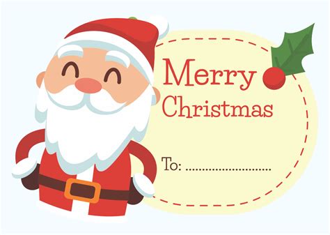 Best Printable Christmas Tags From Santa Pdf For Free At Printablee