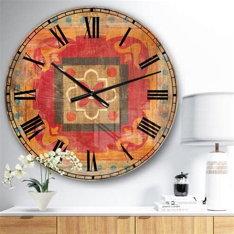 East Urban Home Moroccan Wall Clock And Reviews Wayfair