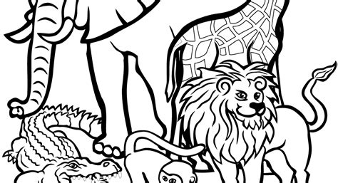 Coloring pages zoo is one of my sister's idea for the kids at home, by storing an image of this animal the kids will be some kind of animal coloring pages. 10 Zoo Animal Coloring Pages for Preschool | Thousand of ...