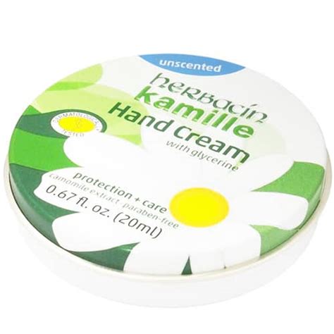 Herbacin Wuta Kamille Glycerine Hand Cream 20ml 0 67 Oz Unscented