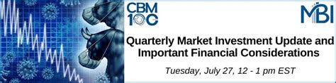 Quarterly Market Update Washington Dc Financial Planning