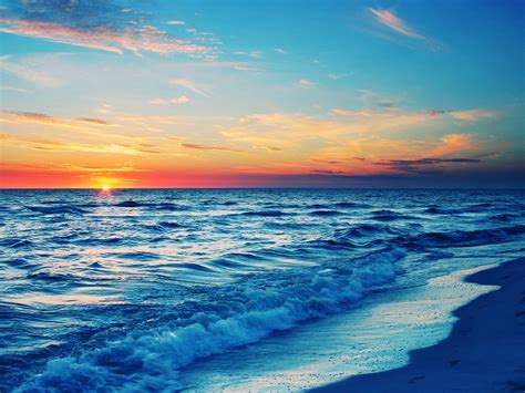 We have an extensive collection of amazing background images carefully chosen by our community. Beach Waves In Sunset View Wallpaper 1920x1440