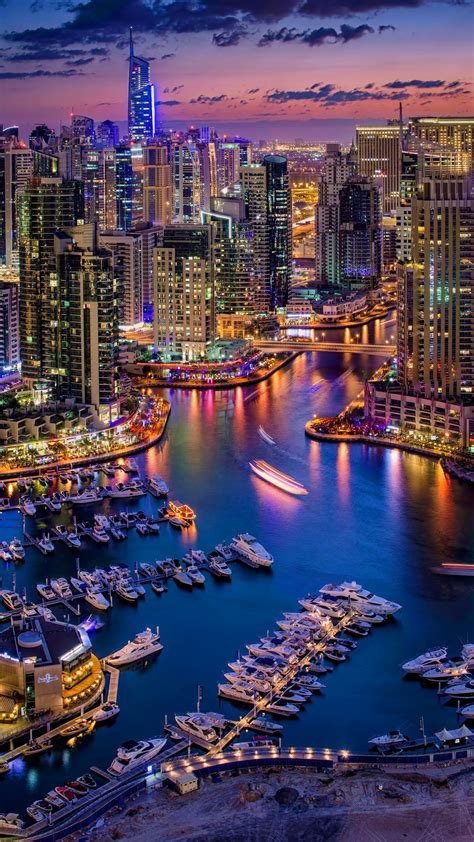 Dubai Night Skyline Wallpapers Top Free Dubai Night Skyline