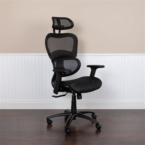 Flash Furniture Ergonomic Mesh Office Chair With 2 To 1 Synchro Tilt