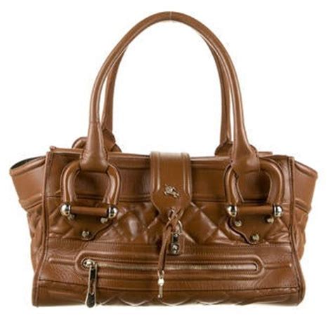 Burberry Leather Manor Bag Brown Shopstyle