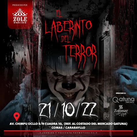 Laberinto Del Terror Único Show Por Hallowen En Lima Norte