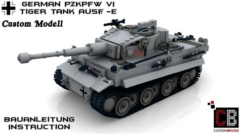 We provide original german army tanks designs inspired by the real thing and with a high quality. LEGO MOC-15984 Custom WW2 German Tiger Tank PzKpfw VI Ausf ...