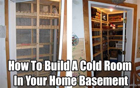 How To Build A Cold Room In Your Home Basement Shtfpreparedness
