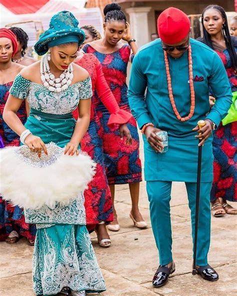 Beautiful Nigerian Traditional Wedding Asoebi Styles Isishweshw African Traditional Wedding