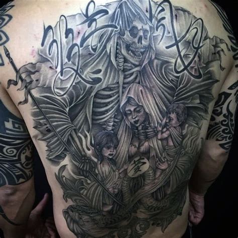 70 Grim Reaper Tattoos For Men Merchant Of Death Designs