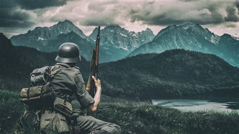 World War Ii Colorized Photos Mountains Wehrmacht Military Nazi