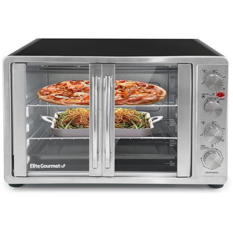 Elite Gourment Eto 4510m Double Door Oven With Rotisserie And