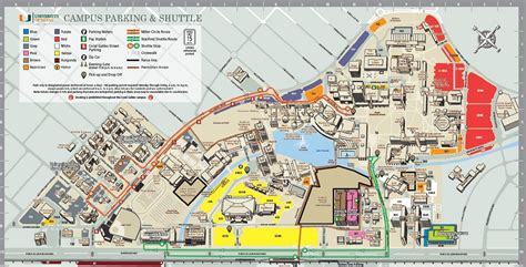 Campus Parking Map Parking And Transportationreal Estate And