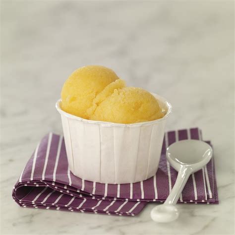 Champagne And Peach Sorbet Recipe Eatingwell