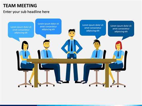 In microsoft teams, navigate to the teams channel for your meeting. Team Meeting PowerPoint Template | SketchBubble