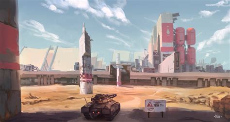 Futuristic Tank City Wallpaper Coolwallpapersme