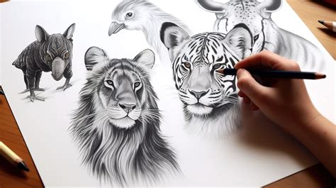 Dibujos A Lapiz En 3d De Animales
