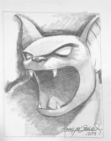 Man Bat By Rags Morales In Tim Morris Reedys Comic Art Collection