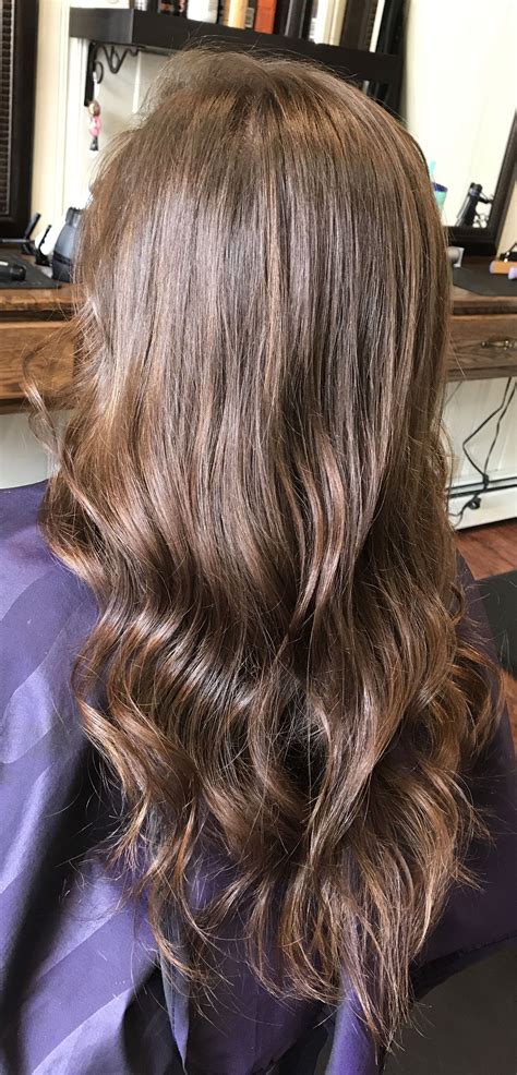 Natural Dark Brown Hair Color With Light Brown Highlights Dark Brown