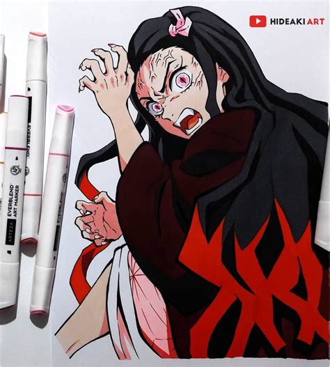Nezuko Demon Slayer By Hideakiartreal On Deviantart Samurai Anime
