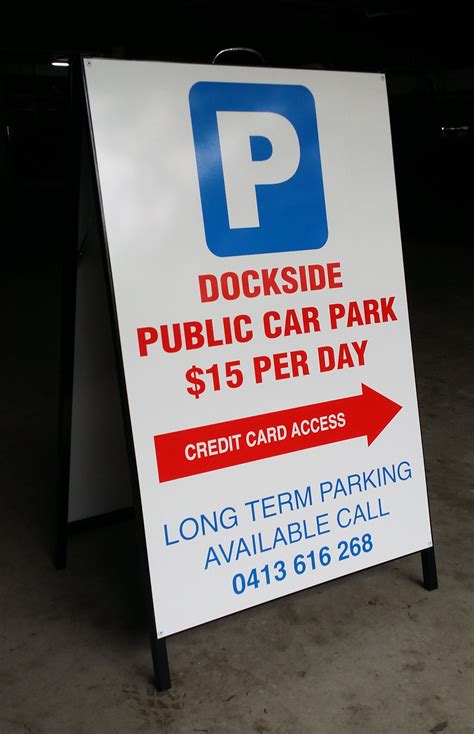 Car Parking Signage South Brisbane Dockside Linehouse Graphics