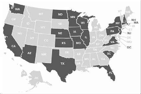 States Highlighted In Black Currently Have Civil Commitment Laws For