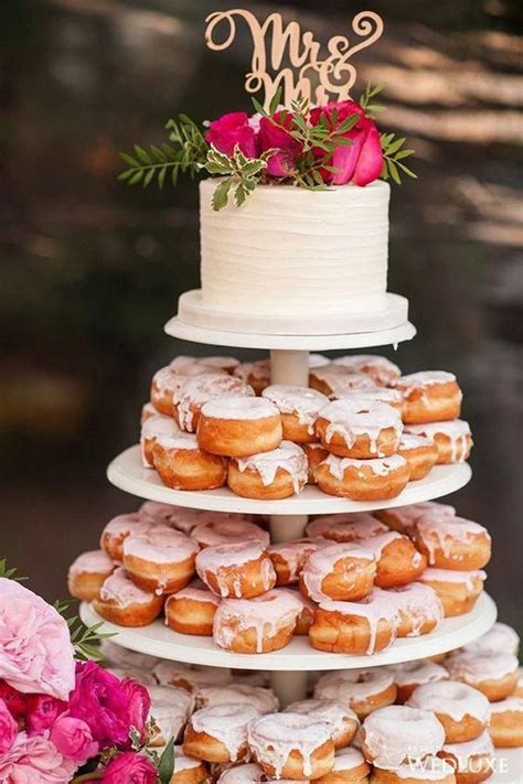 floating wedding cake tables trends in 2020 wedding donuts donut wedding cake wedding desserts