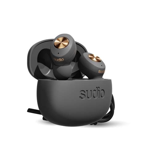 Sudio Tolv Black Gold True Wireless Earphones Audio Earphones On