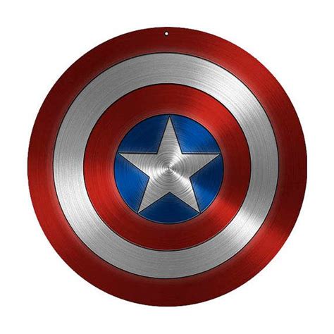 Captain America Shield Metal Sign By Apyrodesign On Etsy Jordans