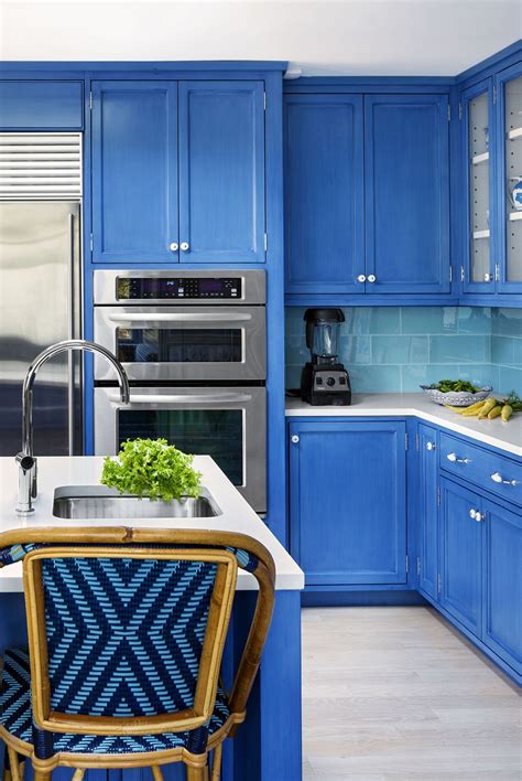 Youll Be Ready To Repaint Your House After Seeing These Blue Kitchens