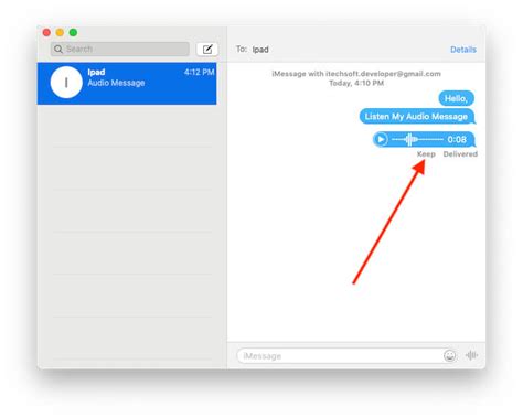 How To Send Audio Message In Imessage On Mac Montereybig Sur