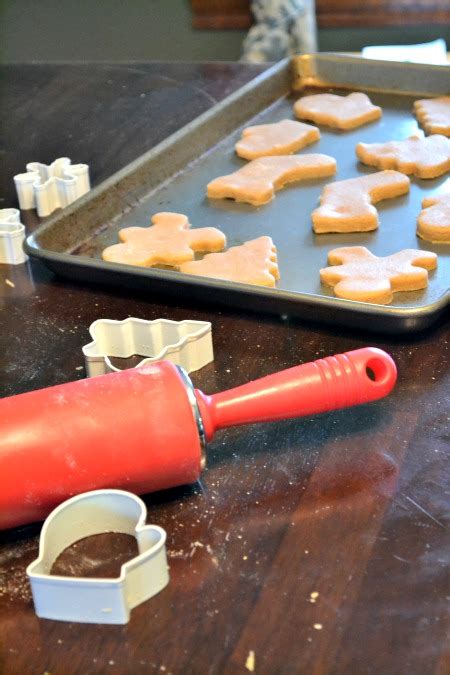 Take the tray out and put flavored yoghurt , marmalade or any other. Christmas Cut-Out Cookies, the most wonderful kind of mess ...