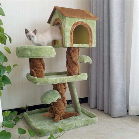 15 Cute Indoor Cat Towers That Look Like Real Trees And Where To Buy
