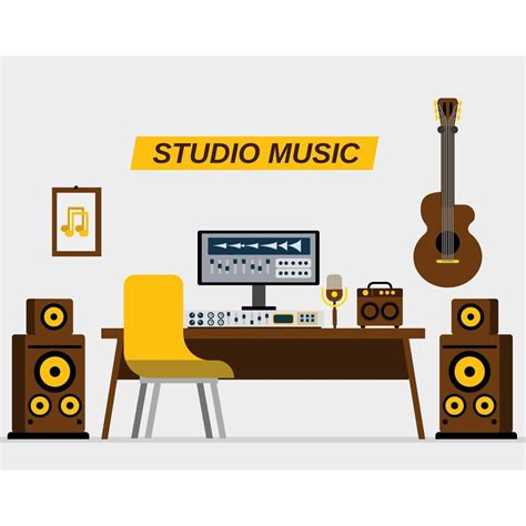 Music Recording Studio 697819 Vector Art At Vecteezy