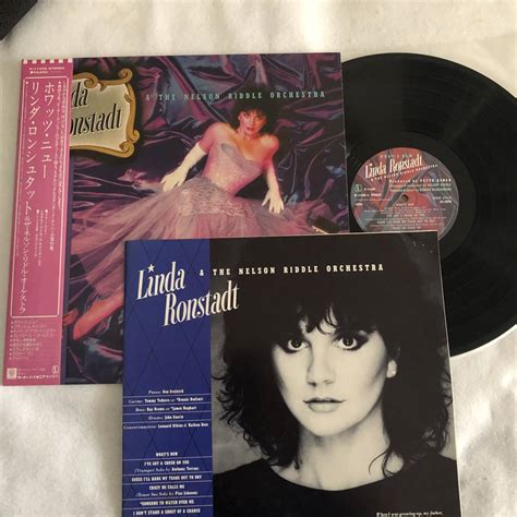 【やや傷や汚れあり】中古 日本盤 帯付 Linda Ronstadt And The Nelson Riddle Orchestra Whats