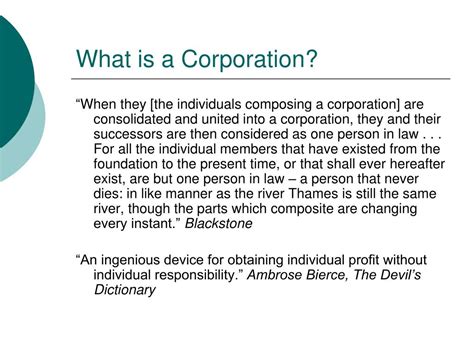 Ppt The Modern Corporation And Corporate Governance An Overview